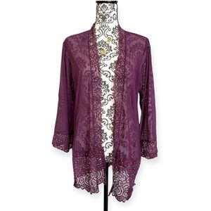 Candyland | NWT Violet Crystal Kimono